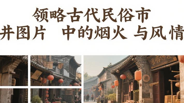 《领略古代民俗市井图片中的烟火与风情》