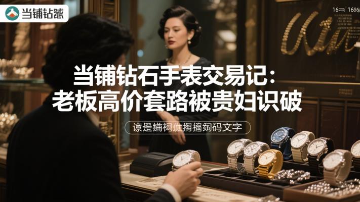 当铺钻石手表交易记：老板高价套路被贵妇识破