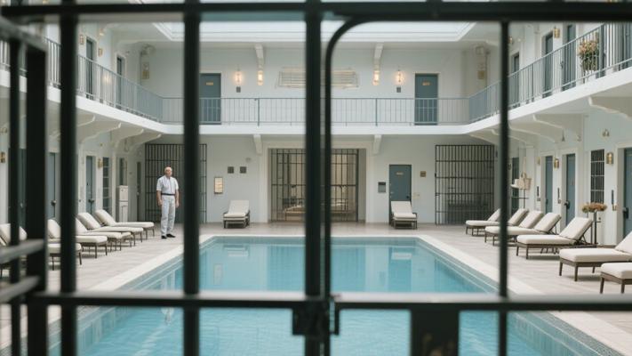 探秘德国豪华监狱 坐牢还是度假的极致反差