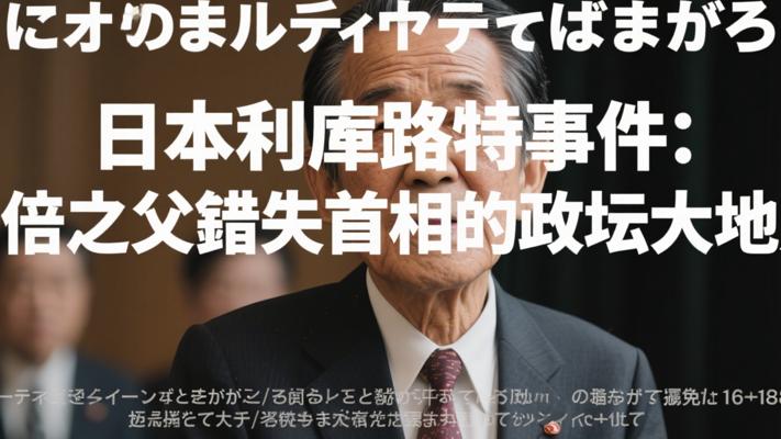 日本利库路特事件：安倍之父错失首相的政坛大地震