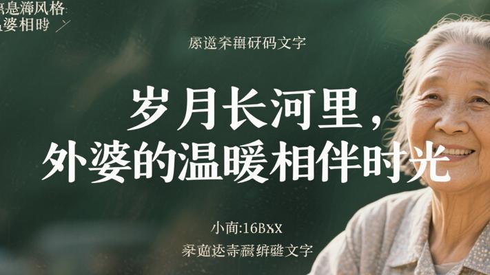 岁月长河里外婆的温暖相伴时光