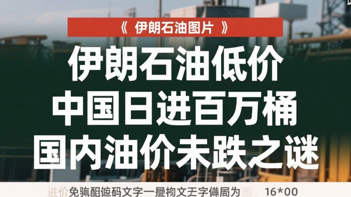 伊朗石油白菜价中国日进100万桶国内油价未跌之谜