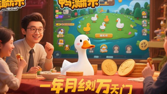 借《鹅鸭杀》游戏热潮，开启月入过万财富大门