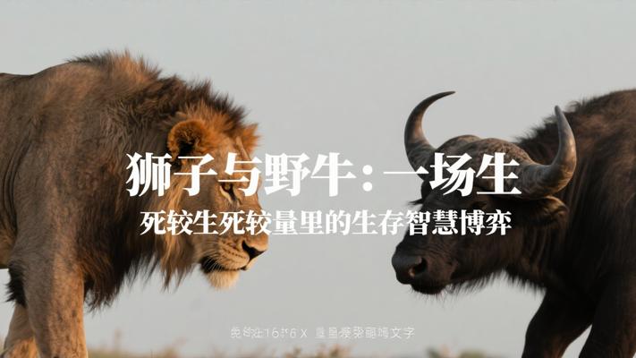 狮子与野牛：一场生死较量里的生存智慧博弈