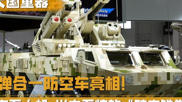 国产防空铁拳SWs二弹炮合一系统亮相 专克无人机
