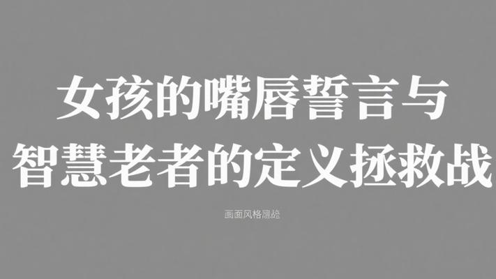 女孩的嘴唇誓言与智慧老者的定义拯救战