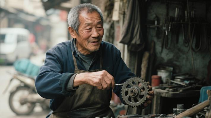 老邢：巷口修车匠的温暖人生印记