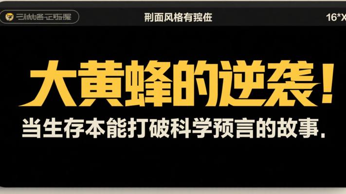 大黄蜂的逆袭：当生存本能打破科学预言的故事