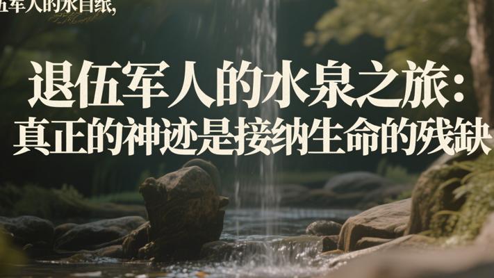 退伍军人的水泉之旅：真正的神迹是接纳生命的残缺