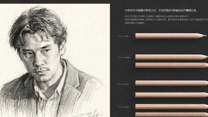 AI铅笔素描图素材教程：开启素描创作便捷之路