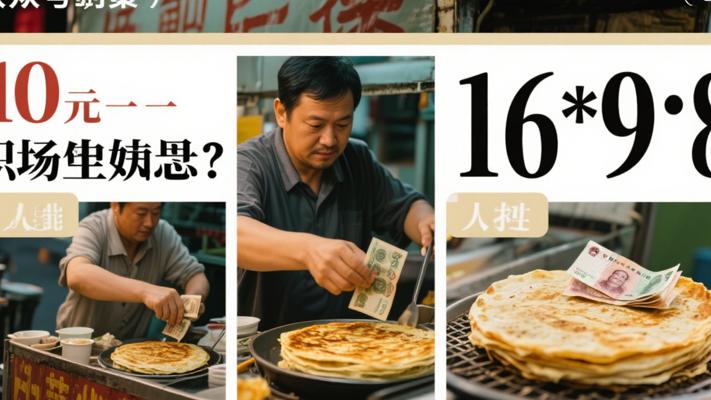 10元钱里的职场启示：煎饼摊前的人生选择