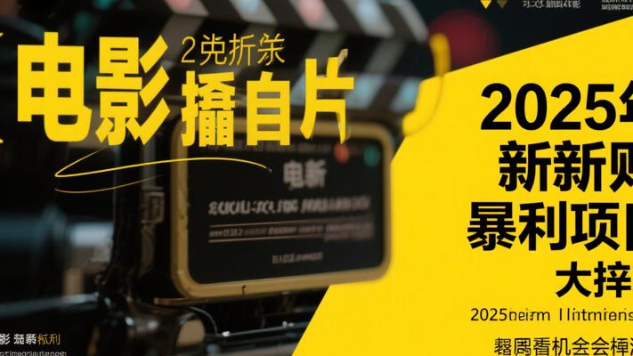 2025年最新暴利项目大揭秘与机遇洞察