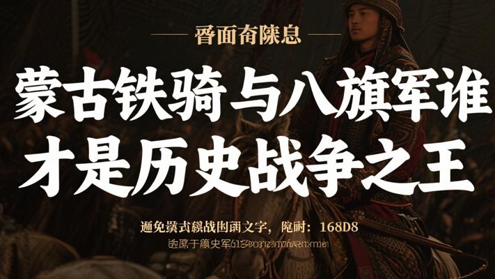 蒙古铁骑与八旗军谁才是历史战争之王