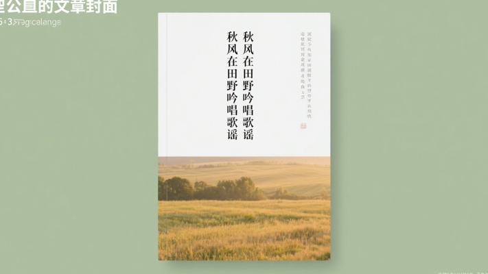 秋风在田野间吟唱的动听歌谣