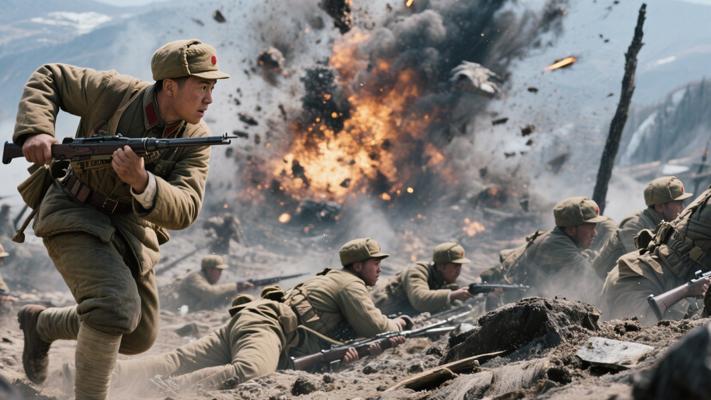 美军狂轰滥炸后 志愿军1招反冲锋打懵敌军