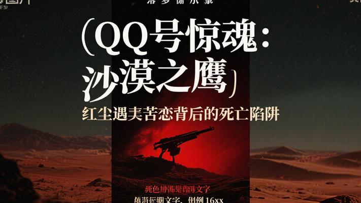 QQ号惊魂：沙漠之鹰遇红尘苦恋背后的死亡陷阱