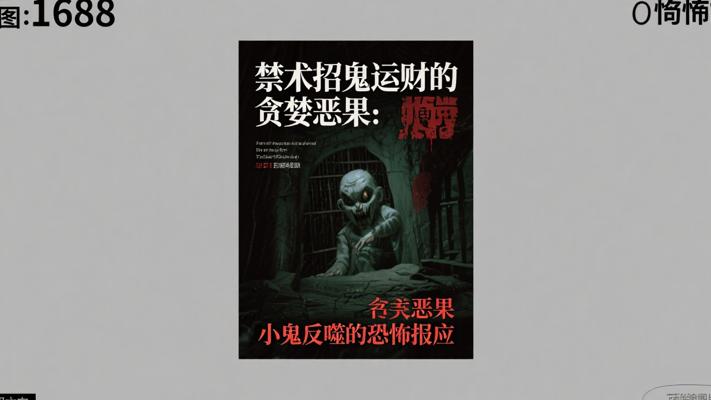 禁术招鬼运财的贪婪恶果：小鬼反噬的恐怖报应