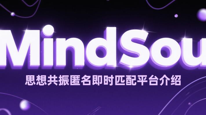 MindSou思想共振匿名即时匹配平台介绍