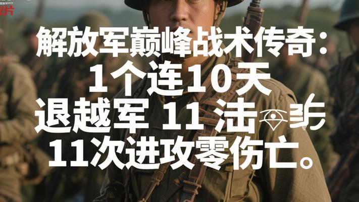 解放军巅峰战术传奇：1个连10天击退越军11次进攻零伤亡