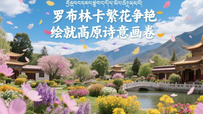 罗布林卡繁花争艳绘就高原诗意画卷