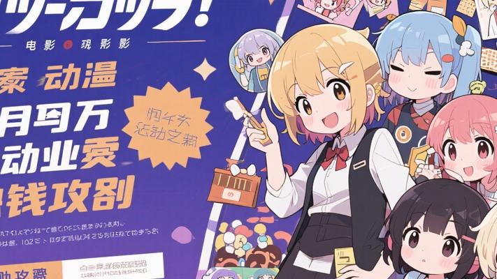 揭秘动漫爱好者月入过万的副业赚钱攻略