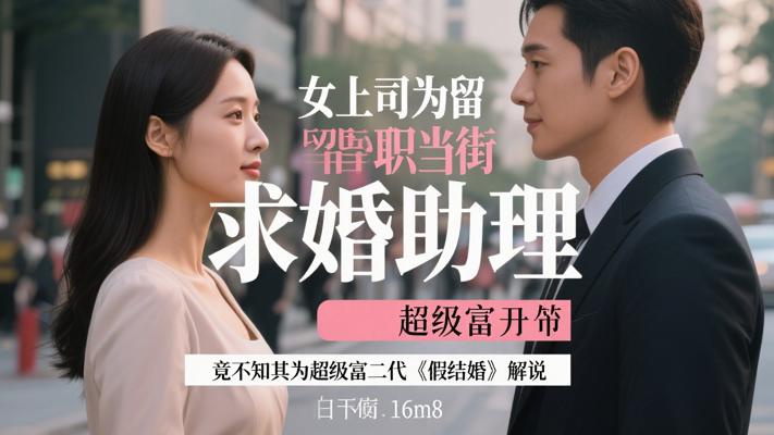 女上司为留职当街求婚助理竟不知其为超级富二代《假结婚》解说