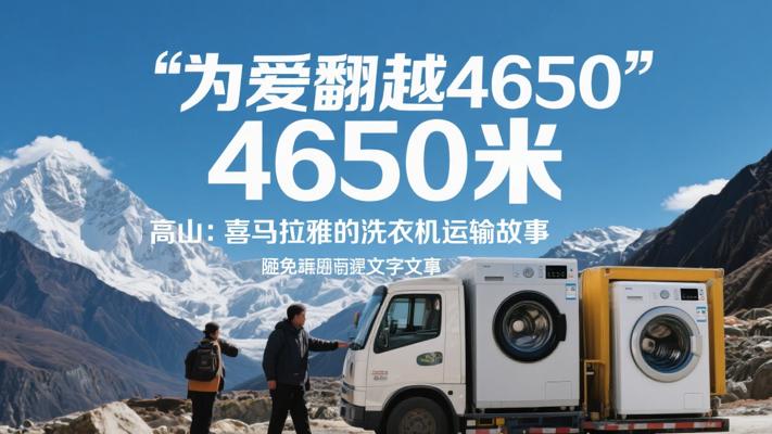 为爱翻越4650米高山：喜马拉雅的洗衣机运输故事