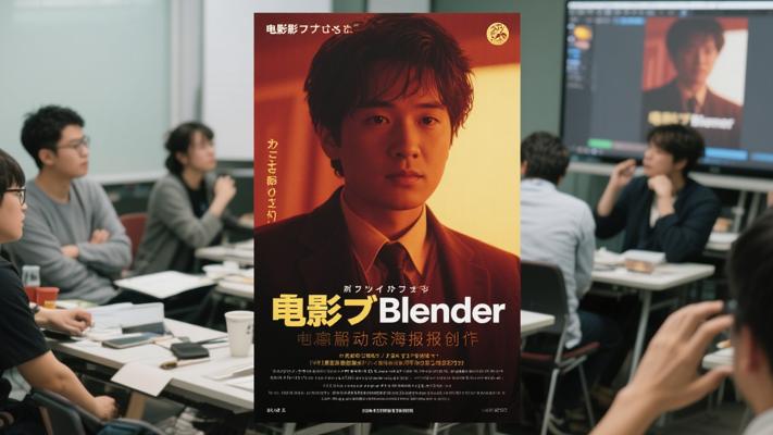 电波Blender课：零基础解锁动态海报创作