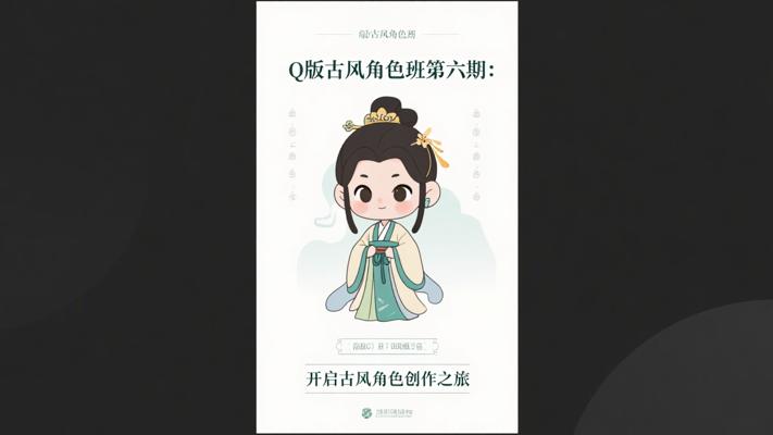 Q版古风角色班第六期：开启古风角色创作之旅