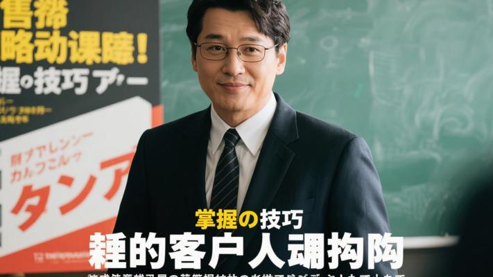 销售策略课：掌握技巧，让客户主动下单