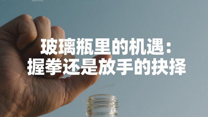 玻璃瓶中的机遇：攥紧拳头还是放开手的抉择