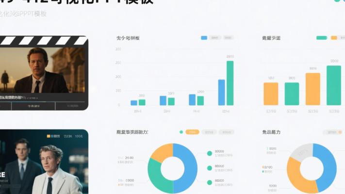 SR49 - 412可视化PPT模板：数据展示的绝佳利器