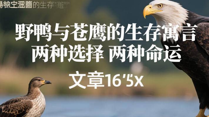 野鸭与苍鹰的生存寓言 两种选择两种命运