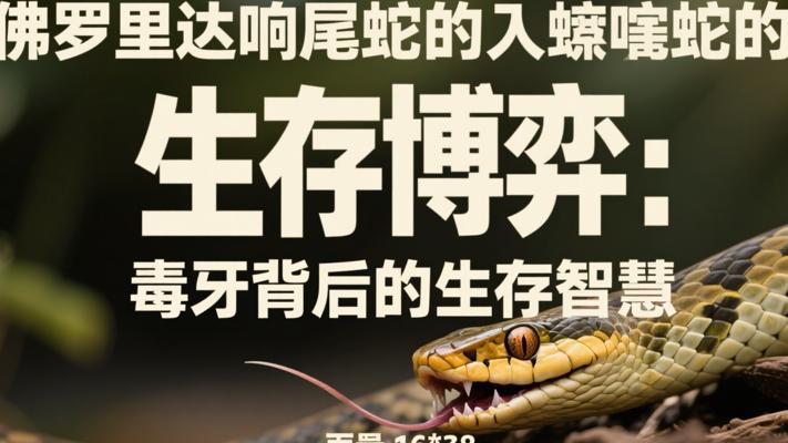 佛罗里达响尾蛇的生存博弈：毒牙背后的生存智慧