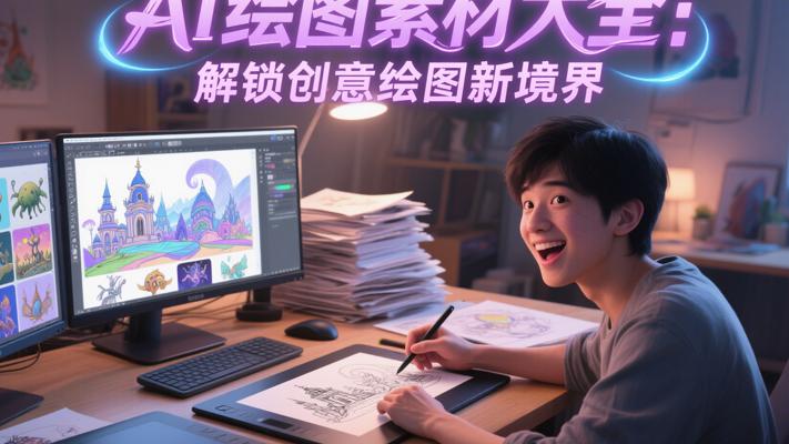 AI绘图素材大全：解锁创意绘图新境界