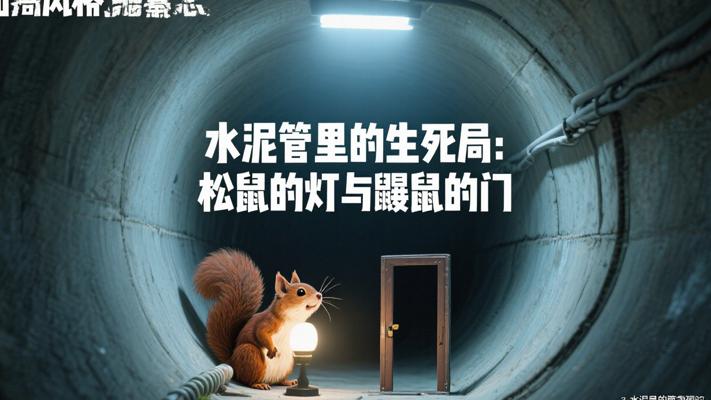 水泥管里的生死局：松鼠的灯与鼹鼠的门