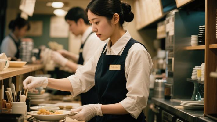 揭秘日本女服务员：1.5万月薪背后的忙碌日常