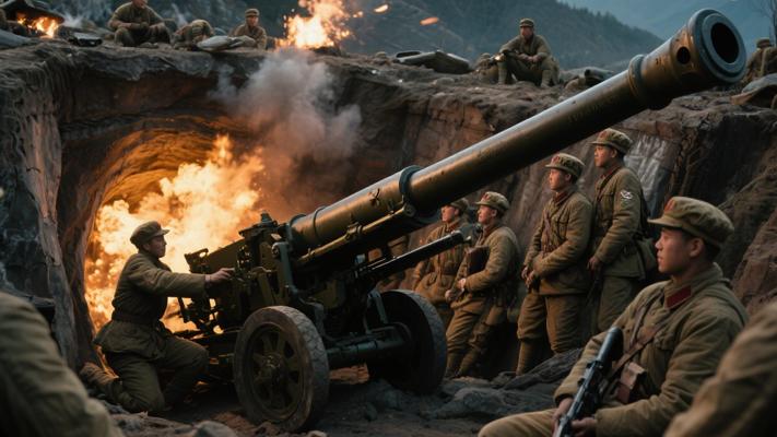 志愿军马良山坑道战：大炮直出吊打美军王牌团