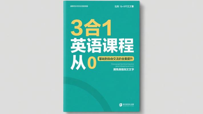 3合1英语课程 从0基础到自由交流的全面提升