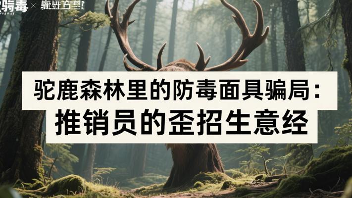 驼鹿森林里的防毒面具骗局：推销员的歪招生意经