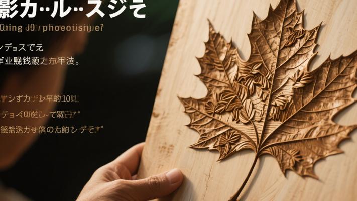 与树叶雕刻画月入过万的冷门副业赚钱之道