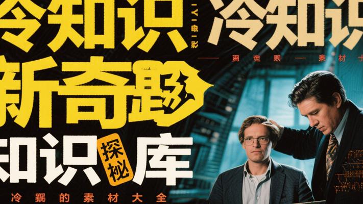 冷知识素材大全：探秘新奇知识宝库