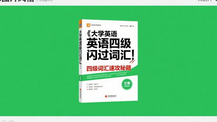 《大学英语四级闪过词汇》：四级词汇速攻秘籍
