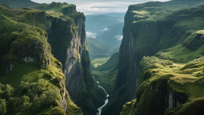 竖版奇观异景自然风光短视频：自然之美尽收眼底