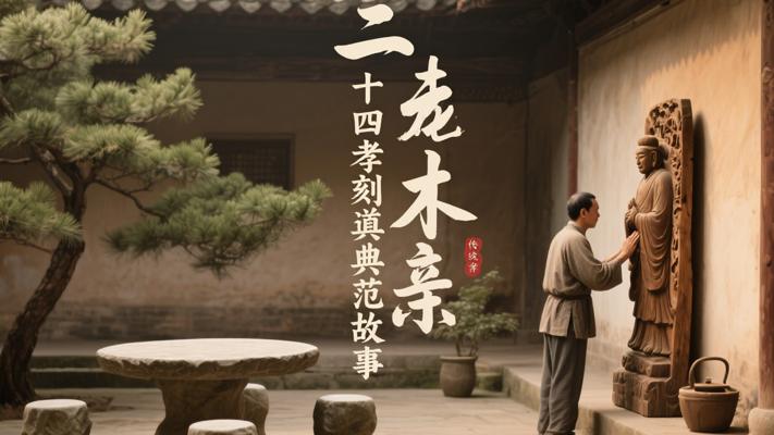 二十四孝刻木事亲传统孝道典范故事