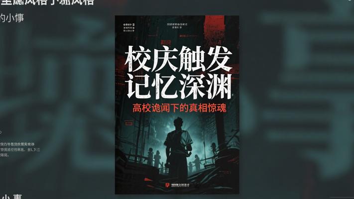 校庆触发记忆深渊 高校诡闻下的真相惊魂