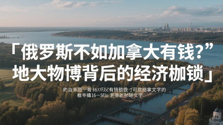 俄罗斯不如加拿大有钱？地大物博背后的经济枷锁