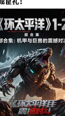 《环太平洋》1-2部合集：机甲与巨兽的震撼对决