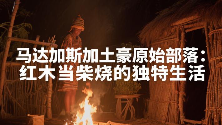 马达加斯加土豪原始部落：红木当柴烧的独特生活