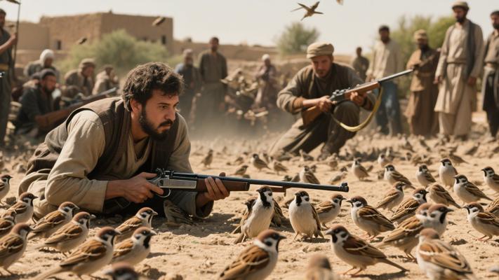 伊拉克村庄麻雀泛滥：狩猎竞赛与求偶权的生存博弈